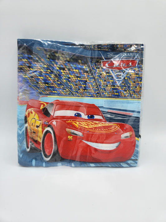 2-lagige Servietten im Cars 3 Design