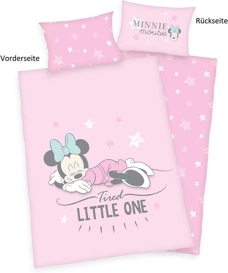 Disney Minnie Mouse Wendebettwäsche - 40 x 60 / 135 x 100 cm