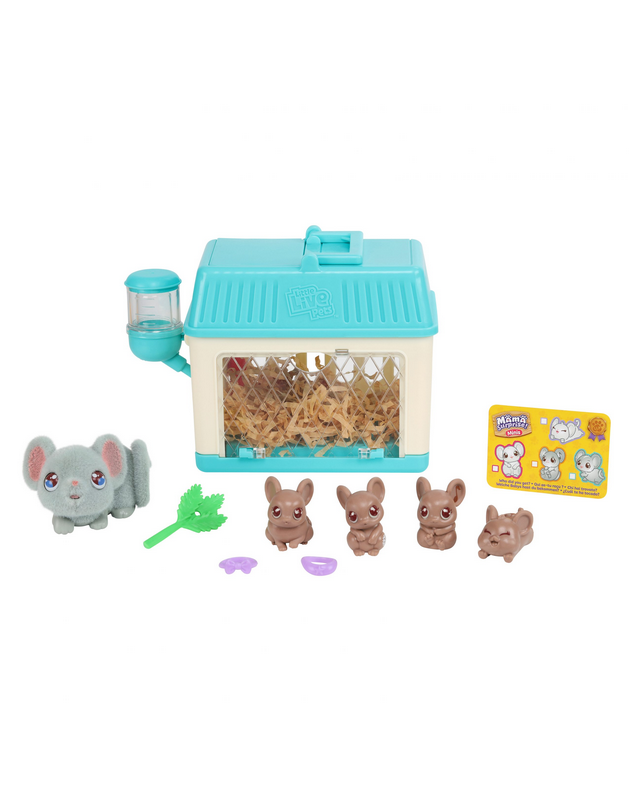 Little Live Pets Mama Surprise Mini Maus-Spielset: Lil‘ Mouse