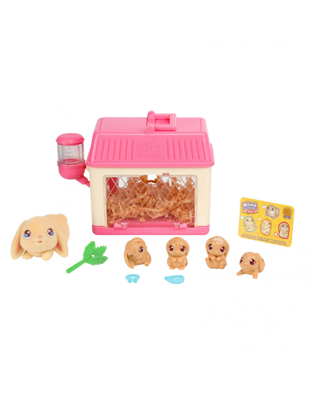 Little Live Pets Mama Surprise Mini Maus-Spielset: Lil‘ Bunny