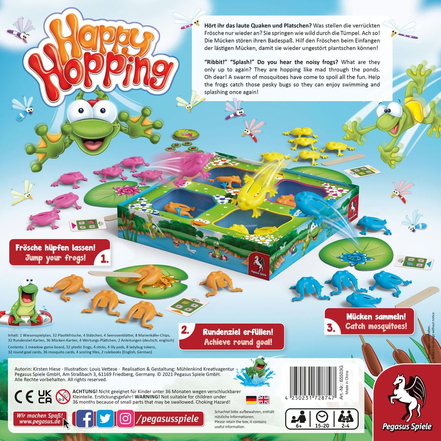 Happy Hopping - Brettspiel