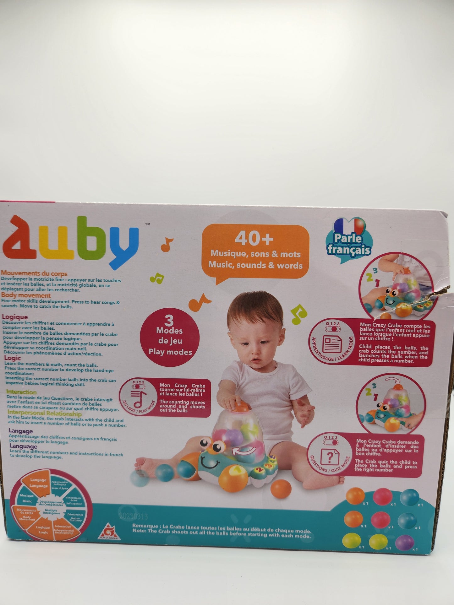 Auby Baby-Spielzeug mit Bällen - ! RETOURENWARE !