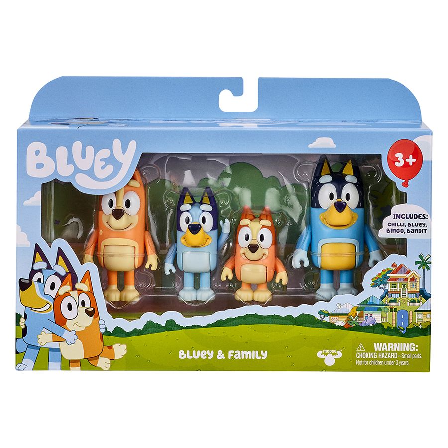 Bluey und Ihre Familie Spielfiguren