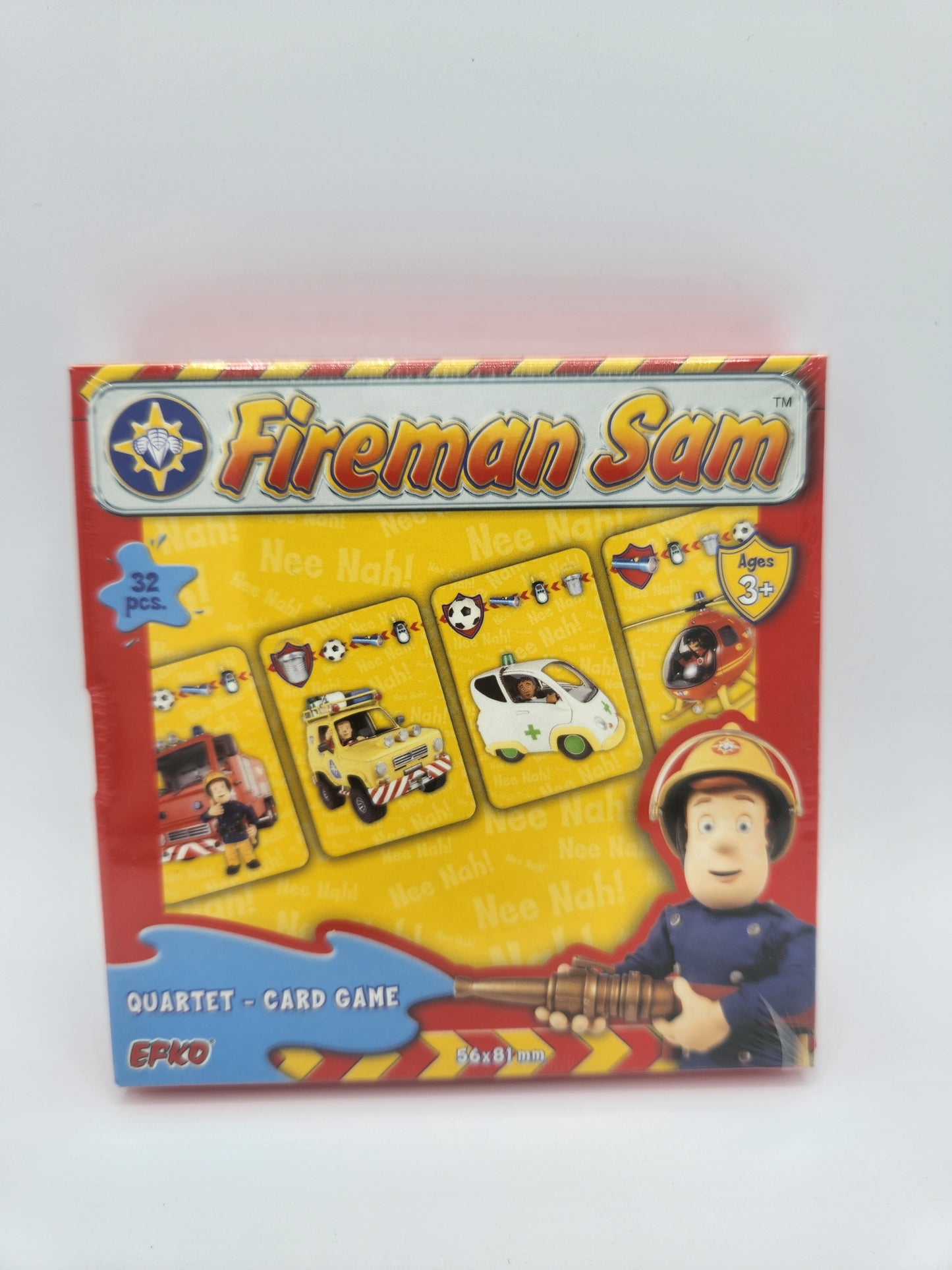 Feuerwehrmann Sam Quartett + Sticker Set