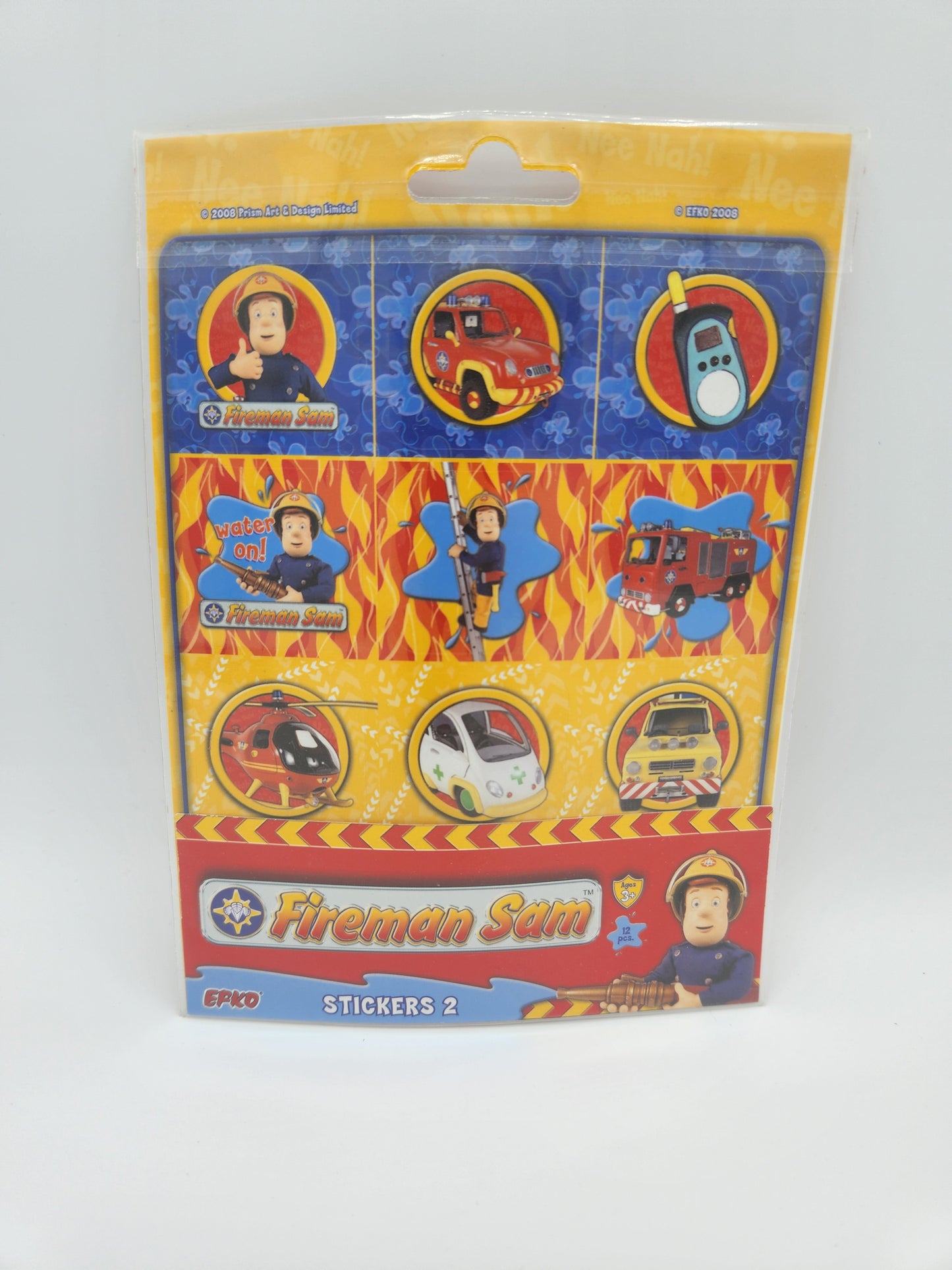 Feuerwehrmann Sam Quartett + Sticker Set