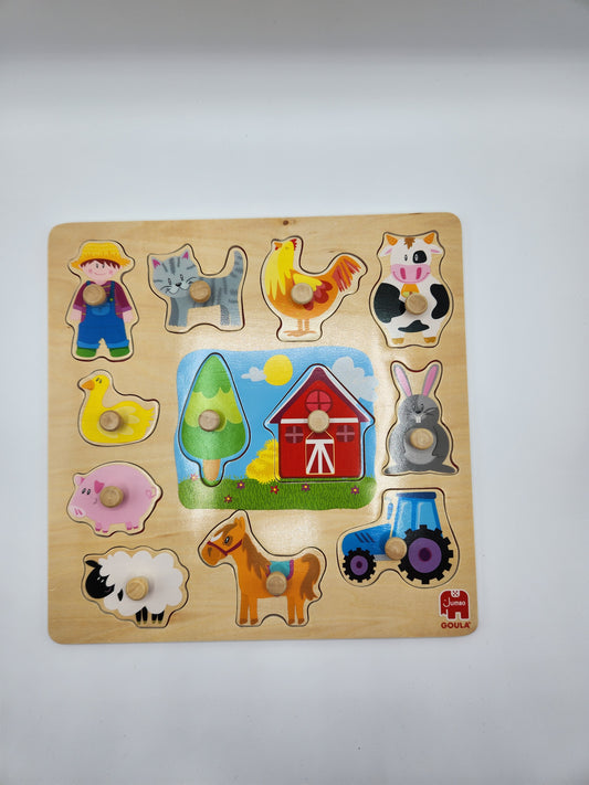 Jumbo Spiele Farm Puzzle Kleinkinder - ! RETOURENWARE !